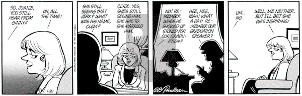 Doonesbury - Thursday January 21, 1993 Comic Strip