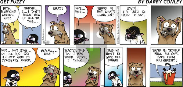 Get Fuzzy on Sunday September 16, 2012 Comic Strip