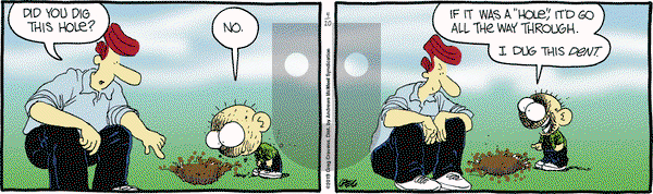 The Buckets on Saturday April 20, 2019 Comic Strip