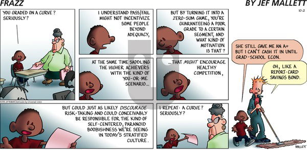 Frazz on Sunday October 2, 2016 Comic Strip