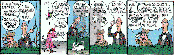 Monty on Saturday July 4, 2009 Comic Strip