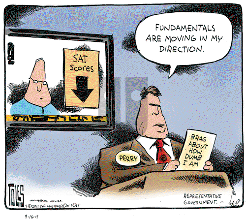 Tom Toles - Friday September 16, 2011 Comic Strip