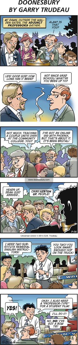 Doonesbury - Sunday September 6, 2015 Comic Strip