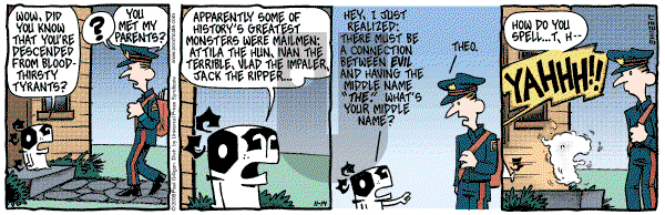 Pooch Cafe on Friday November 14, 2008 Comic Strip