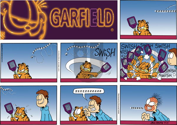 Garfield - Sunday July 17, 2011 Comic Strip