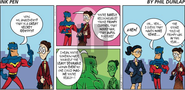 Ink Pen on Sunday January 2, 2011 Comic Strip
