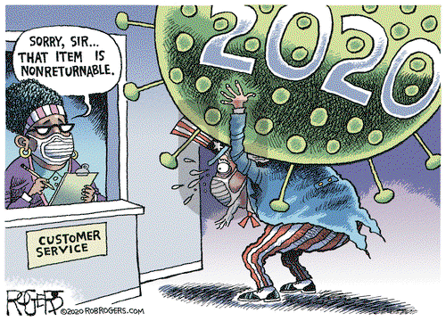 Rob Rogers on Thursday December 24, 2020 Comic Strip