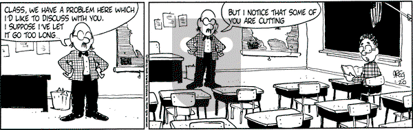 Luann on Friday January 20, 1995 Comic Strip