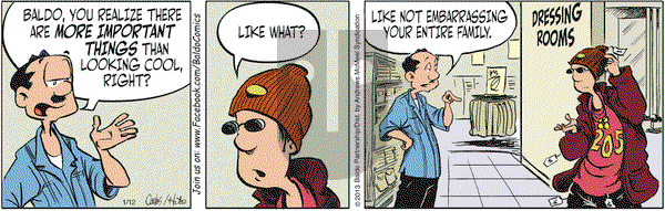 Baldo on Friday January 12, 2018 Comic Strip