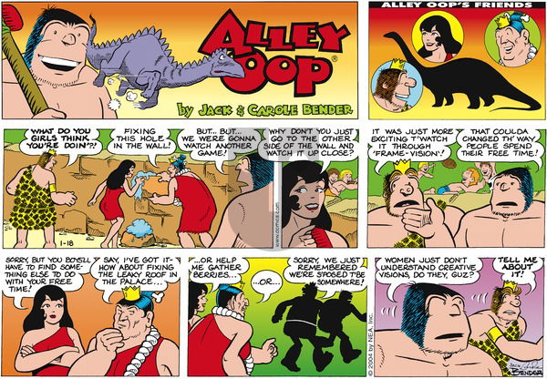 Alley Oop on Sunday January 18, 2004 Comic Strip