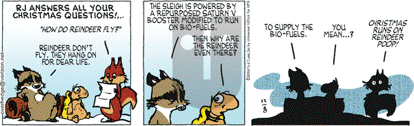 Over the Hedge on Tuesday December 8, 2015 Comic Strip