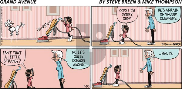 Grand Avenue on Sunday November 30, 2014 Comic Strip