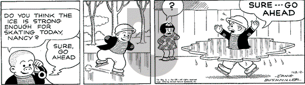Nancy Classics on Tuesday February 18, 2025 Comic Strip