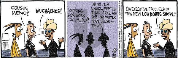 La Cucaracha - Friday October 22, 2010 Comic Strip