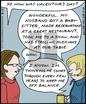 Real Life Adventures on Monday February 17, 2014 Comic Strip