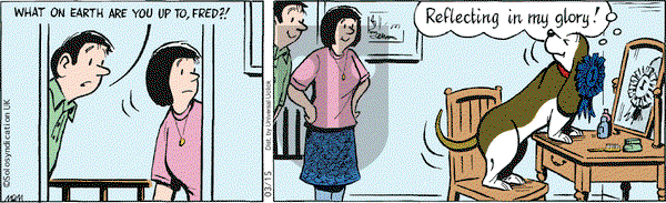 Fred Basset - Saturday March 15, 2014 Comic Strip