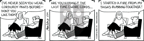 The Born Loser on Thursday January 24, 2008 Comic Strip