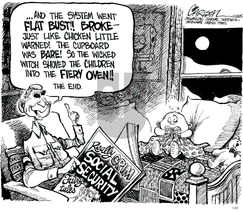 Stuart Carlson on Saturday January 22, 2005 Comic Strip