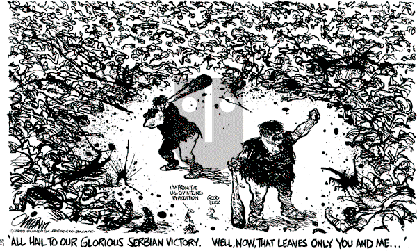 Pat Oliphant - Friday May 7, 1993 Comic Strip
