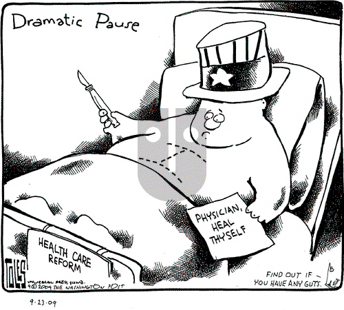 Tom Toles on Wednesday September 23, 2009 Comic Strip