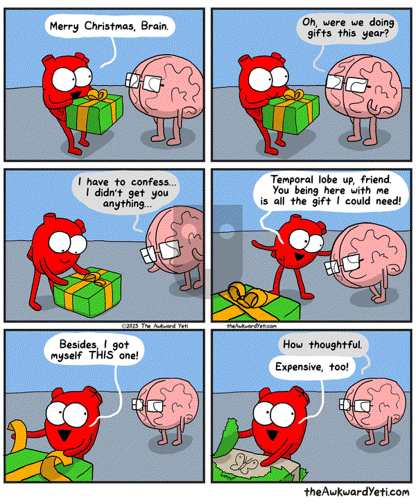 The Awkward Yeti on Friday December 25, 2015 Comic Strip
