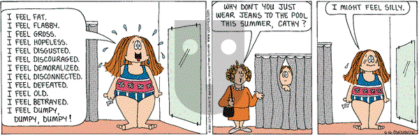 Cathy Classics on Saturday July 21, 2001 Comic Strip