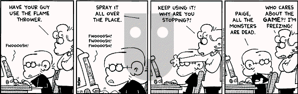 FoxTrot on Wednesday December 19, 2001 Comic Strip