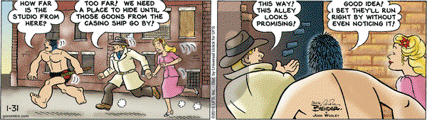 Alley Oop on Saturday January 31, 2015 Comic Strip
