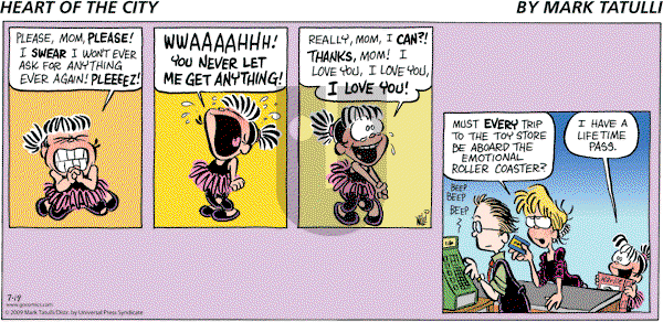 Heart of the City on Sunday July 19, 2009 Comic Strip