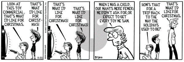 Grand Avenue on Wednesday November 28, 2007 Comic Strip