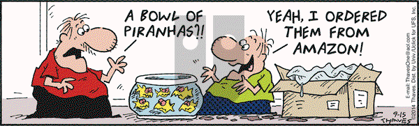 Frank and Ernest on Monday September 15, 2014 Comic Strip