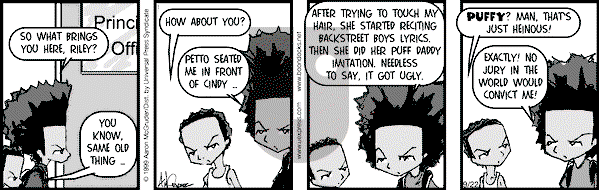 The Boondocks on Wednesday April 25, 2007 Comic Strip