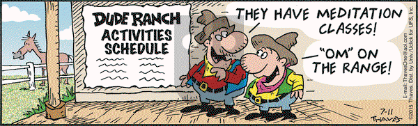 Frank and Ernest on Saturday July 11, 2015 Comic Strip