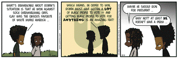 The Boondocks on Wednesday June 4, 2003 Comic Strip