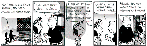 Barkeater Lake on Monday January 16, 2012 Comic Strip