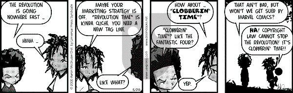 The Boondocks on Monday December 31, 2007 Comic Strip