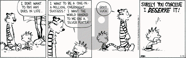 Calvin and Hobbes - Friday March 16, 2012 Comic Strip