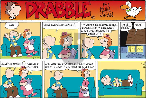Drabble on Sunday August 11, 2013 Comic Strip