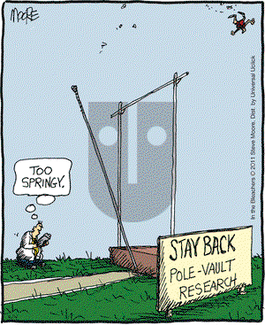 In the Bleachers on Friday February 4, 2011 Comic Strip