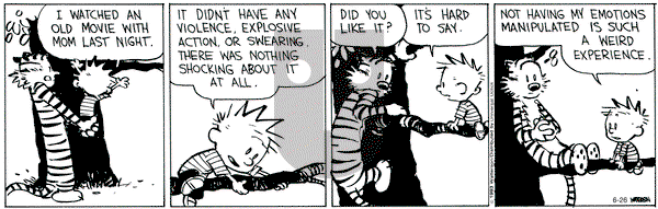 Calvin and Hobbes - Wednesday June 26, 2013 Comic Strip