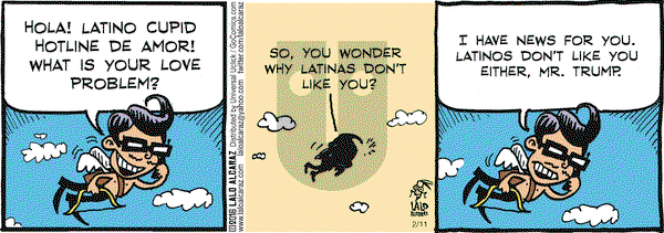 La Cucaracha on Thursday February 11, 2016 Comic Strip