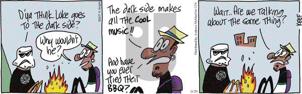 The Knight Life on Wednesday November 29, 2017 Comic Strip