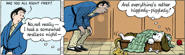 Fred Basset on Friday March 15, 2013 Comic Strip