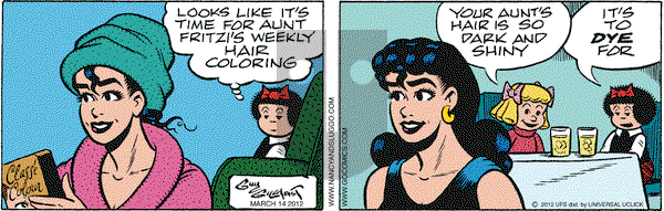 Nancy on Wednesday March 14, 2012 Comic Strip