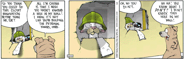 Get Fuzzy on Wednesday May 2, 2007 Comic Strip