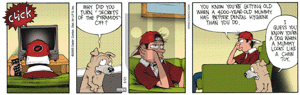 Get Fuzzy on Monday March 21, 2005 Comic Strip