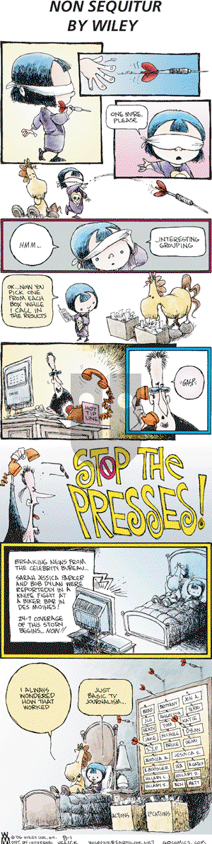 Non Sequitur on Sunday August 1, 2010 Comic Strip