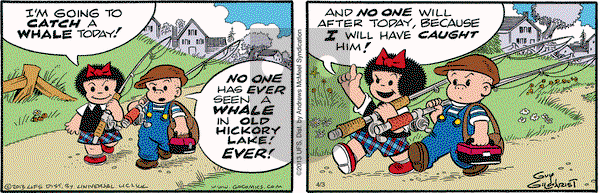 Nancy on Tuesday April 3, 2018 Comic Strip