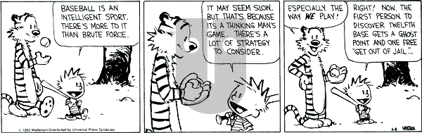 Calvin and Hobbes - Monday June 8, 1992 Comic Strip