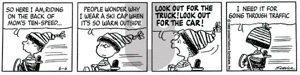 Peanuts on Monday June 6, 1983 Comic Strip